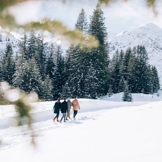 Winterwandern in Oberlech