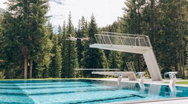 Waldschwimmbad in Lech