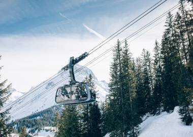 Gondelbahn in Oberlech 