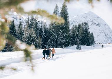 Winterwandern in Oberlech
