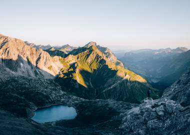 Bergpanorama in Oberlech