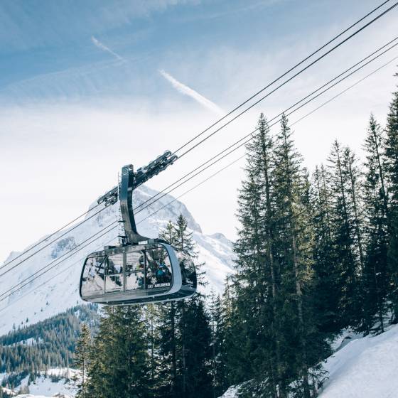 Oberlech cable car - Pension Berger Oberlech