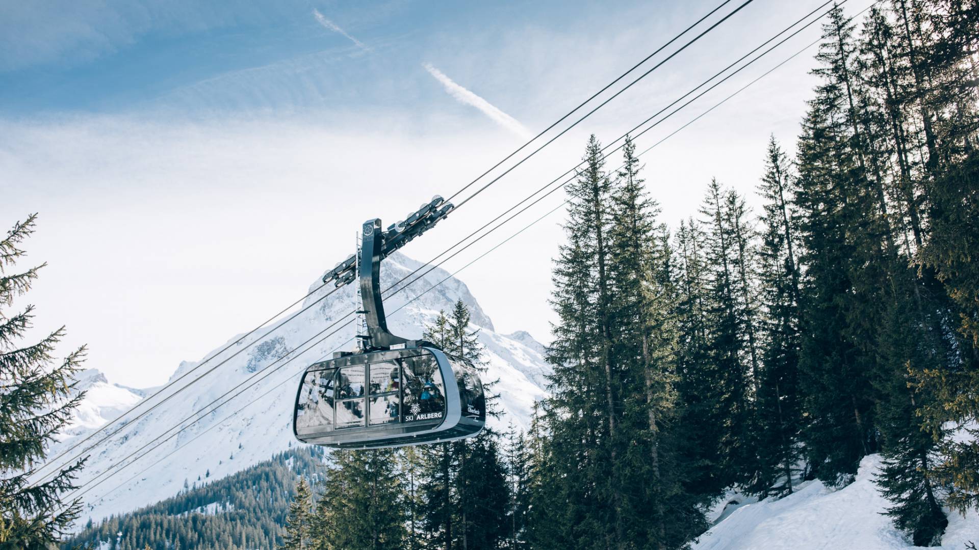 Gondelbahn in Oberlech 